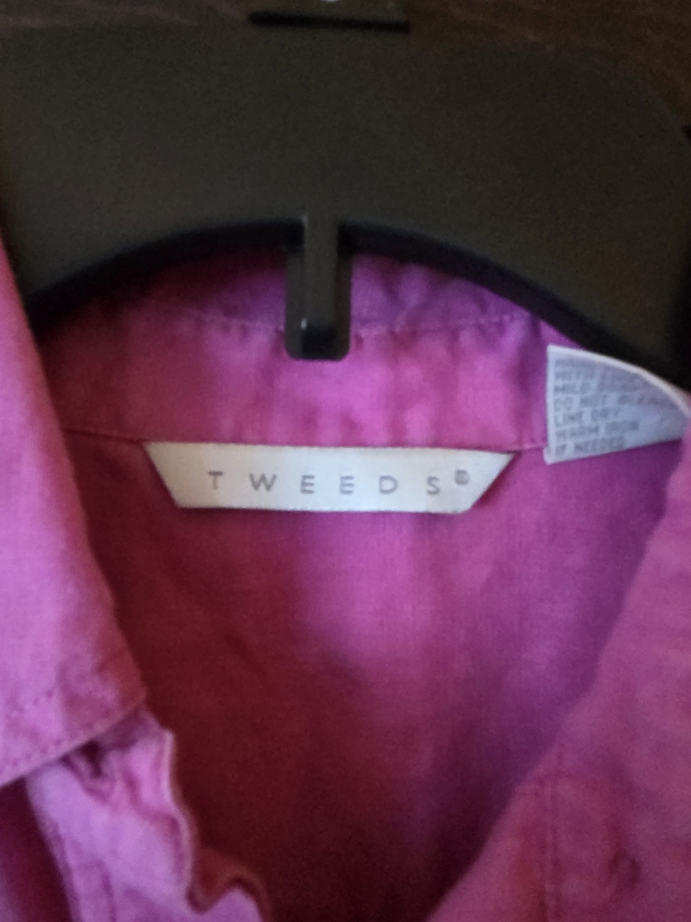 Tweeds Pink Women's Button-Up Top
